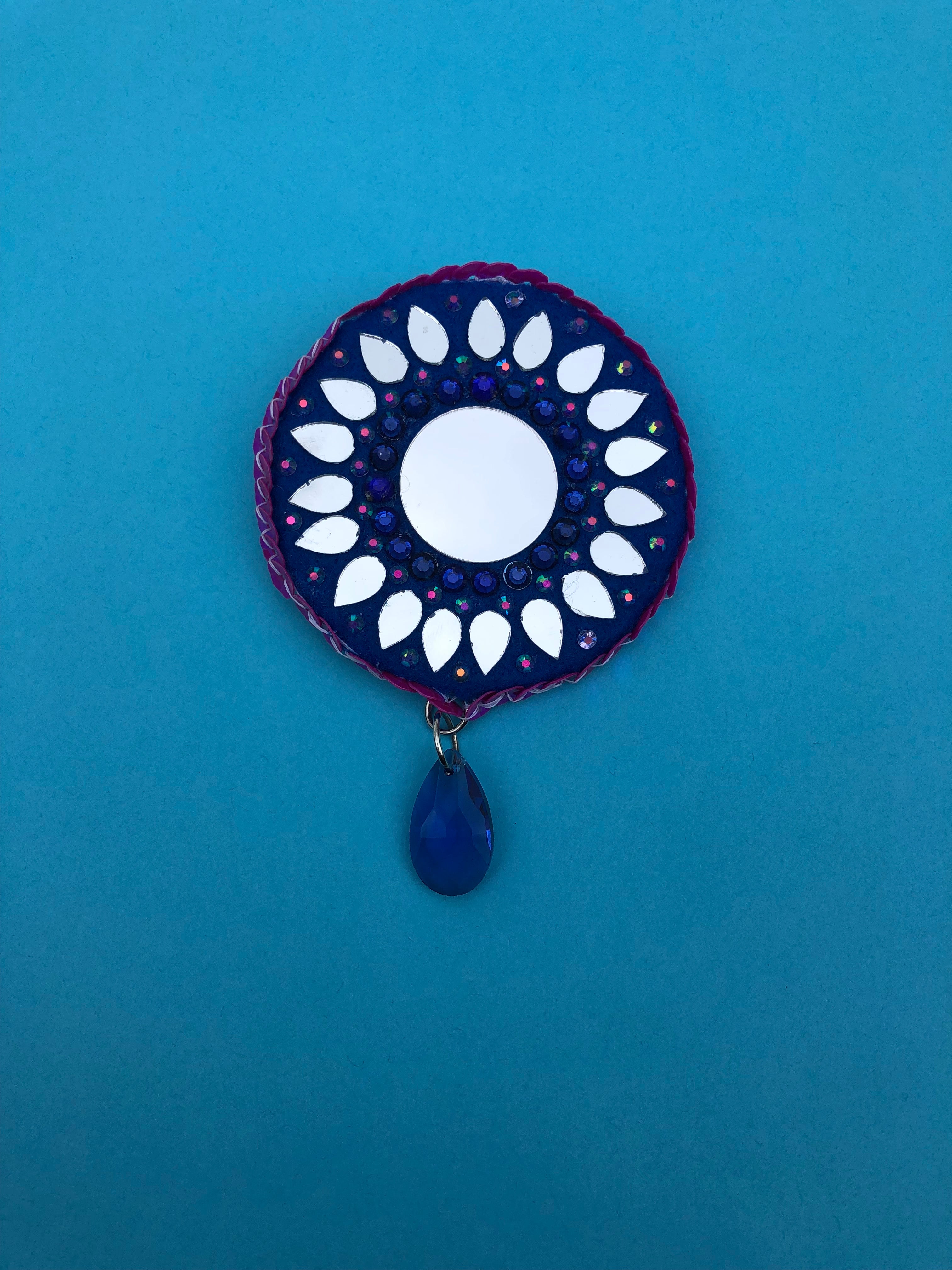 MEDALLION - HAIR CLIP - BELT CLIP - BRA CLIP - BELLY DANCE ACCESSORIES