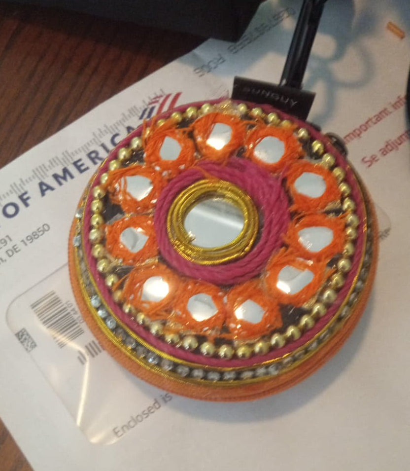 HARD COVER CASE FOR FINGER CYMBALS / ZILLS - WITH CLIP -  5 COLORS